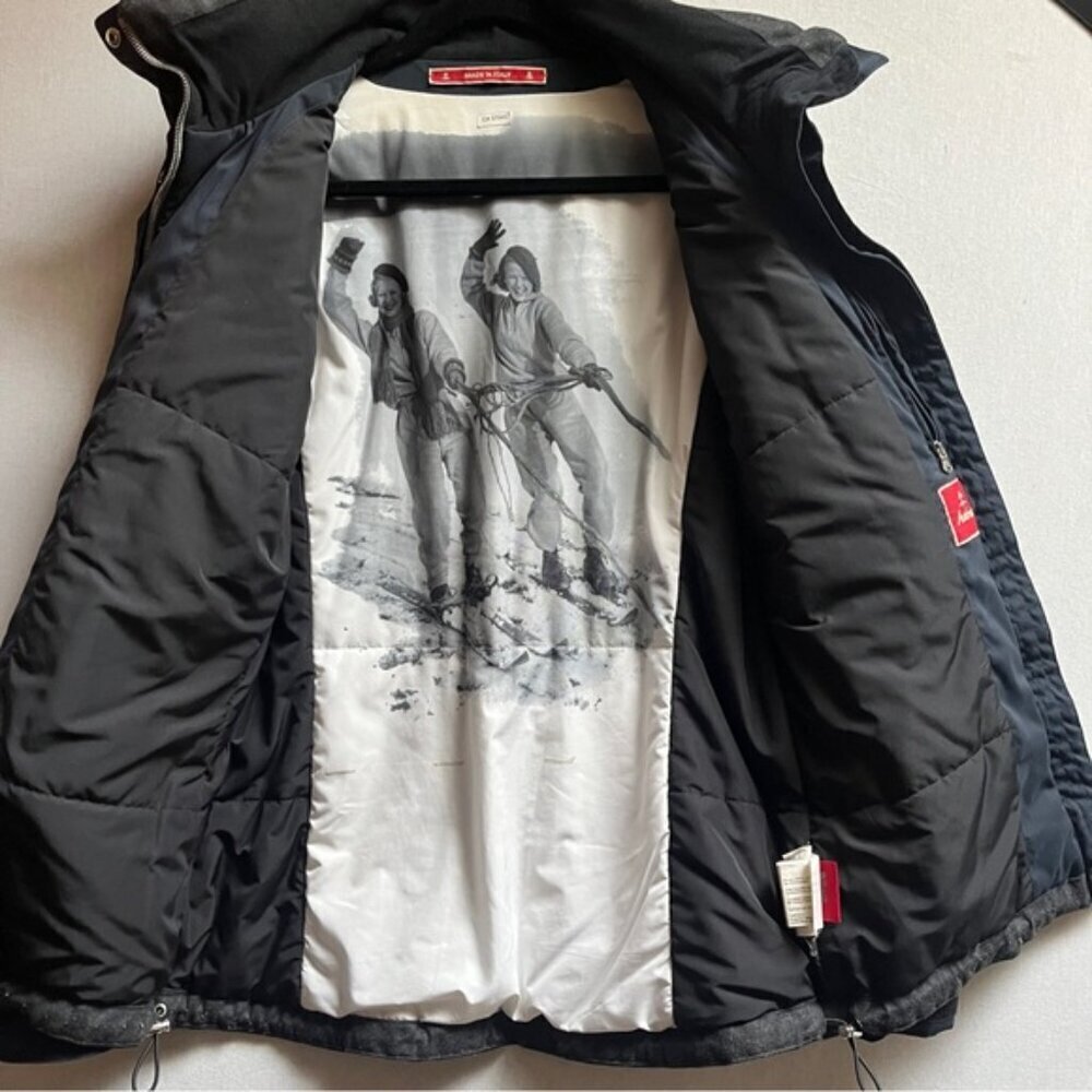 Authier Italy Wool Insulated Hooded Winter Ski Snow Jacket 10